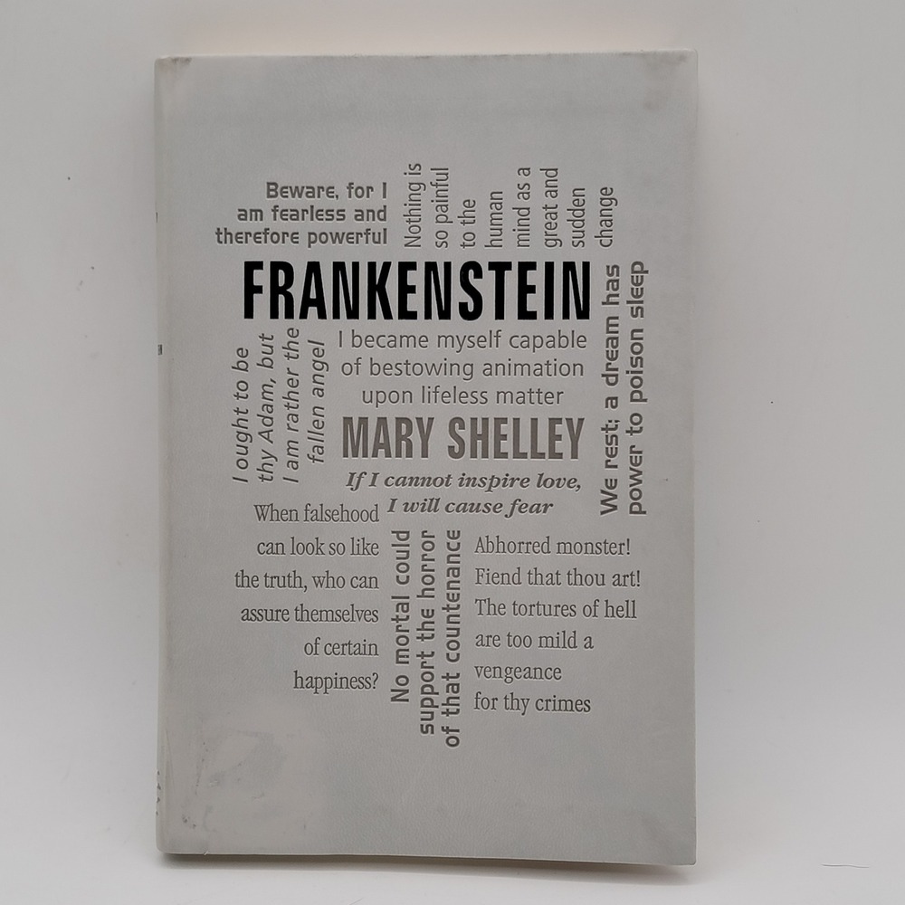 Mary Shelley Frankenstein Flexibound Word Cloud Classics 2013 Typography Good